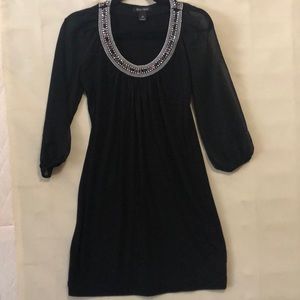 White House black market jewel collar dress XS